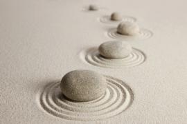 zen sand stones